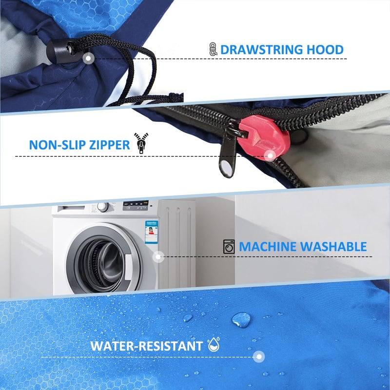 oaskys Camping Sleeping Bag - 3 Season Warm & Cool Weather - Summer Spring Fall Lightweight Waterproof for Adults Kids - Camping Gear Equipment, Traveling, and Outdoors - Image 5